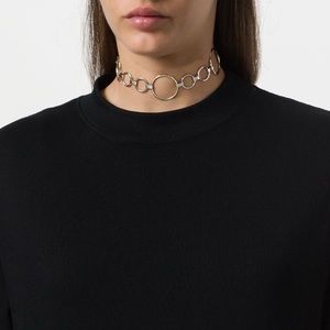 Justine Clenquet Lucy two-tone choker